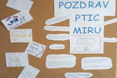 »Pozdrav ptic miru« NACIONALNI PROJEKT s sloganom  SODELUJ IN SPREMENI!          